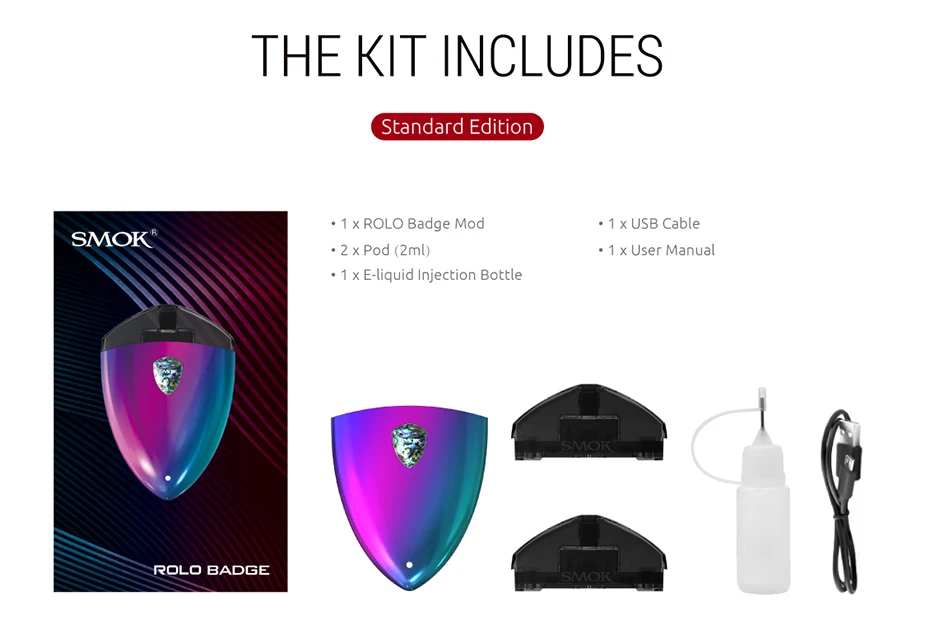 Vape smok Rolo Badge Kit Electronic Cigarette Mod Original elektronik sigara Box cigarette electronique vaporizer vaper S9322 Vape smok Rolo Badge Kit Electronic Cigarette Mod Original elektronik sigara Box cigarette electronique vaporizer vaper S9322