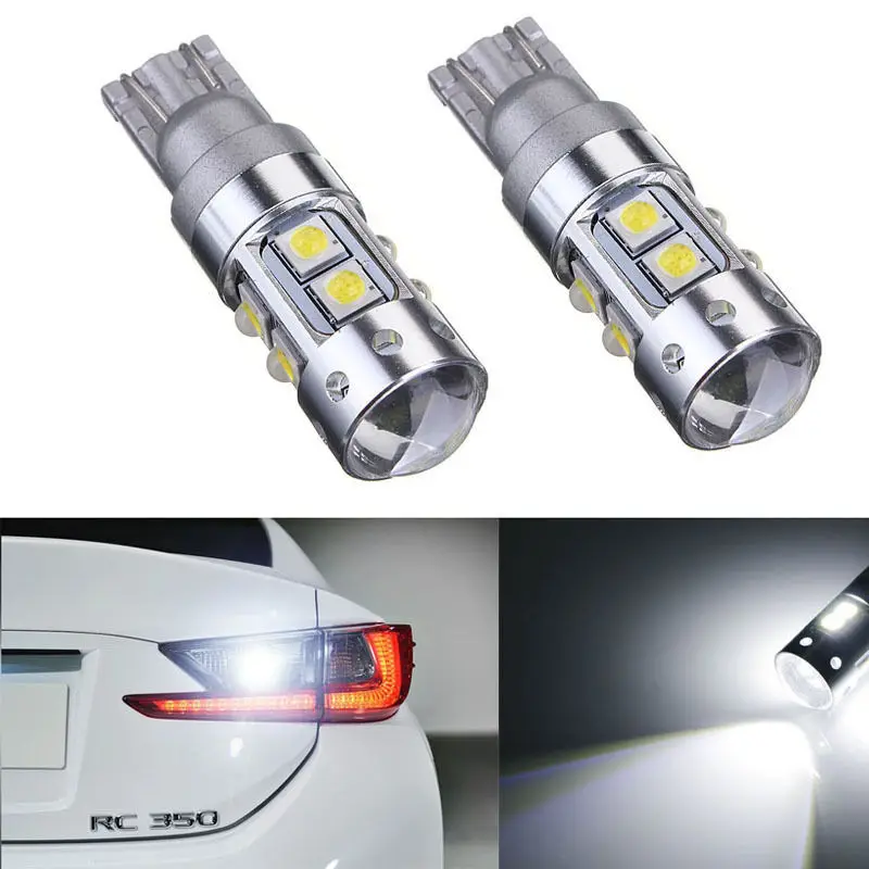 2x Geniune Cree XB-D чип высокой Мощность T10 921 912 168 50 Вт 800lm супер яркий белый Автомобильный