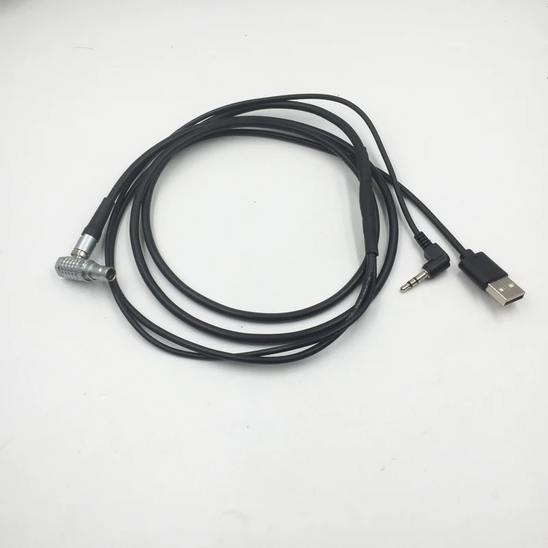 LEMO FHG 0B 7 Pin Connector to USB A And 3.5mm Vedio PlugCable Assemble