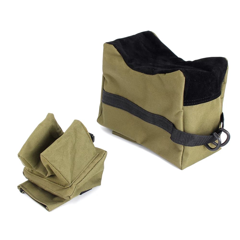 ohhunt Front and Rear Shooting Rest Bag Set Portable 600D Oxford Hunting Accessories Black Army Green Camouflage (4)