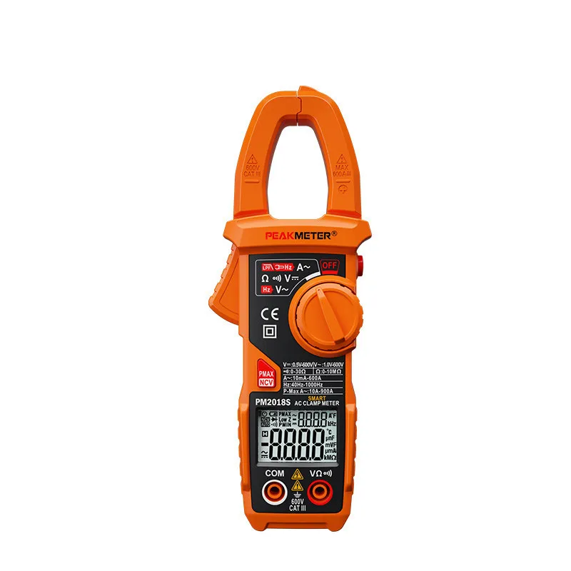 

Current clamp meter intelligent digital clamp meter 600A multimeter burning clamp