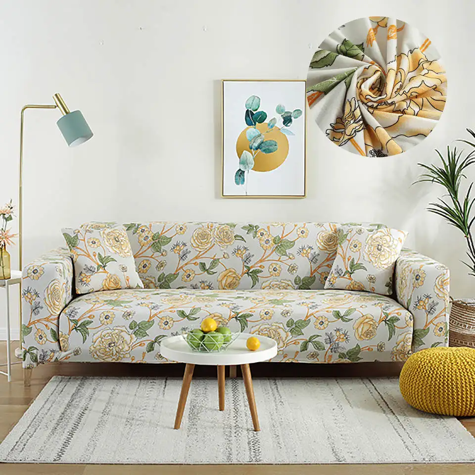 Эластичный Печатный чехол для дивана, универсальный секционный угловой чехол для дивана, евро чехлы для диванов, диванов, чехлов для гостиной - Цвет: colour 4