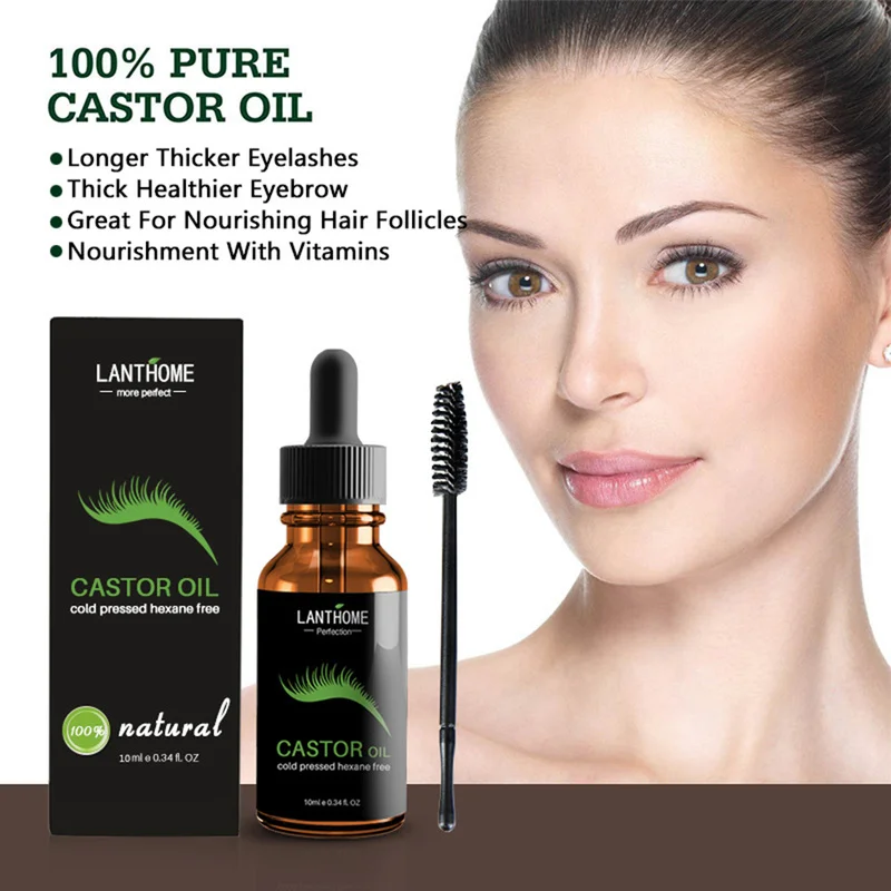 

Eyebrow Eyelash Growth Liquid Castor Seed Oil Mild Maintenance Nourishing Eyelash Growth Essential Oil Lash Lift TSLM1