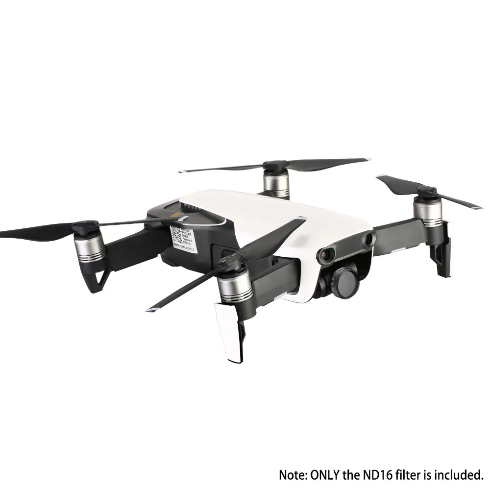 Neewer Pro ND16 фильтр для DJI Mavic Air Drone Quadcopter изготовлен из оптического стекла с многослойным покрытием и водонепроницаемой рамкой из алюминиевого сплава