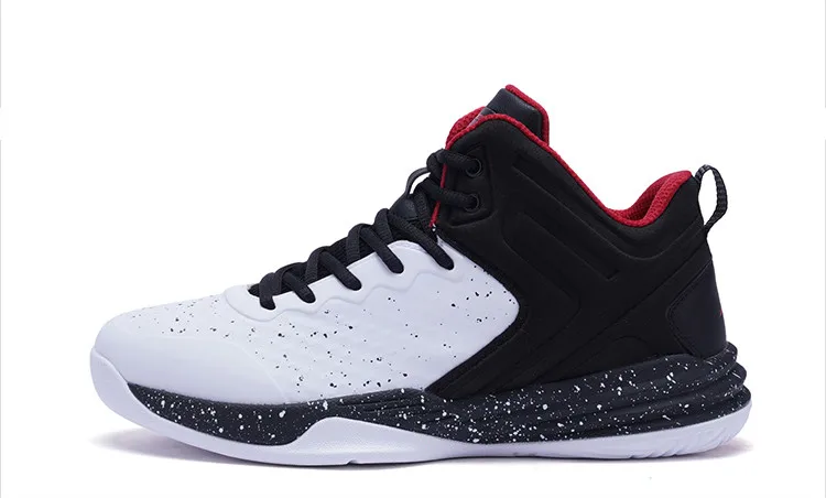 

Men's basketball shoes with high-top comfort and wear-resistant shoes cool contrast color men's shoes sports non-slip shoes