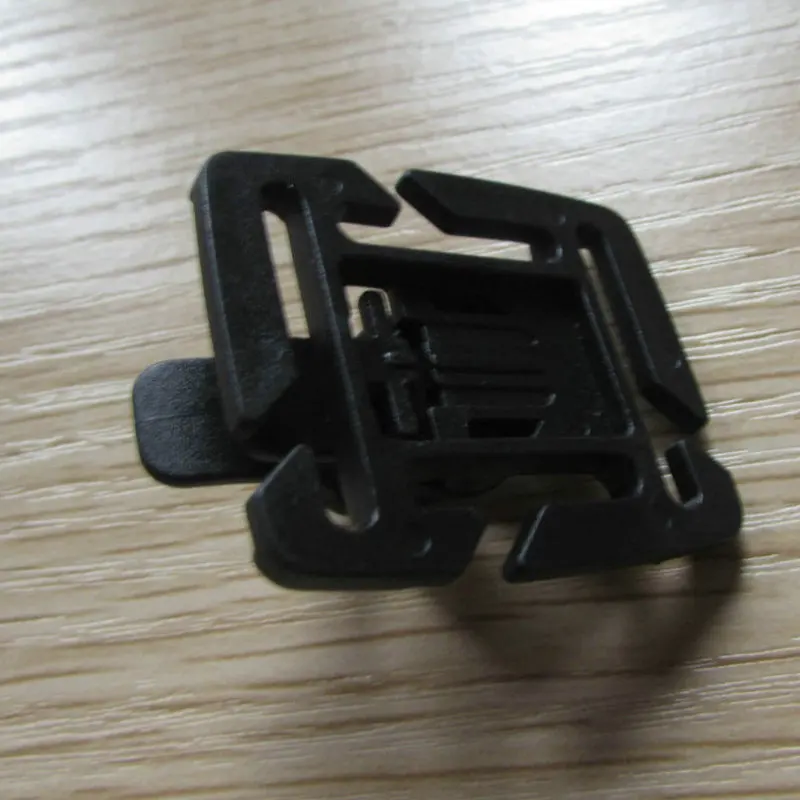 Rotary hook plastic for webbing