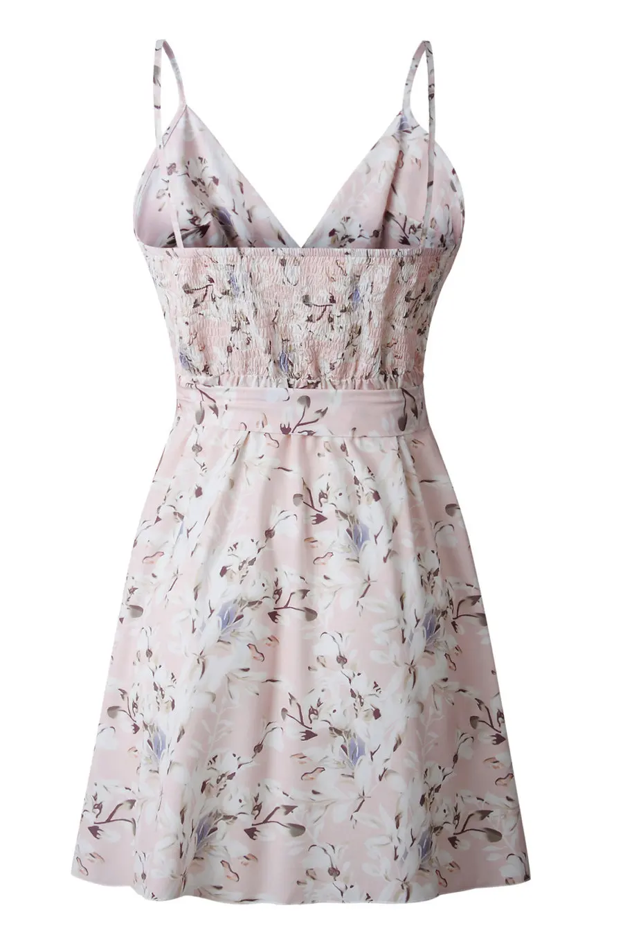 Gladiolus 2019 Women Summer Dress Sleeveless V Neck Floral Print Belt Tunic Mini Sexy Bohemian Dress Women Ruffle Beach Dresses  (34)
