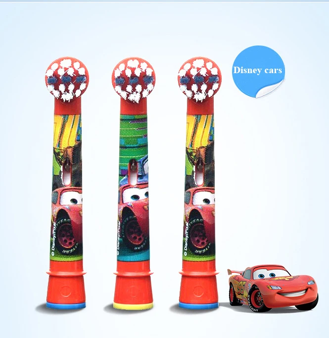 Насадки для электрической зубной щетки OralB насадки для щетки OralB stings power Pro disney Cars Сменная головка для зубной щетки EB10 3 шт