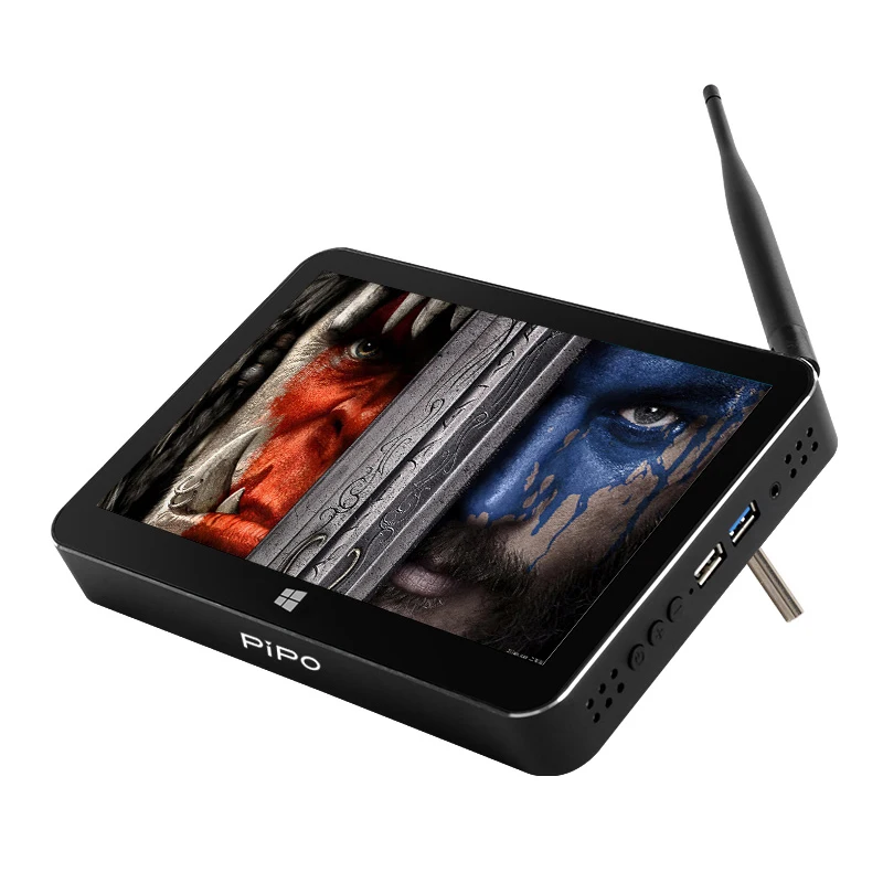 Pipo X11 мини-ПК Intel Cherry Trail Z8350 2 GB/32 GB двойной ОС Android Windows 10 Смарт ТВ-приемник с WiFi LAN HD медиаплеер Декодер каналов кабельного телевидения