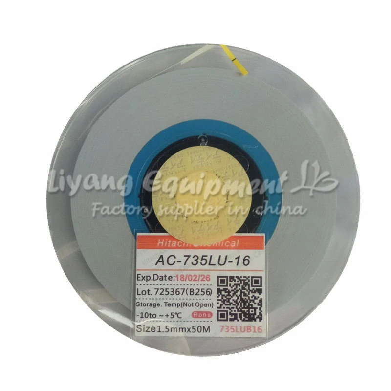 

Original ACF AC-735LU-16 PCB Repair TAPE 50M latest Date for pulse hot press flex cable machine use