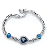 Blue Crystal Rhinestone Bracelet