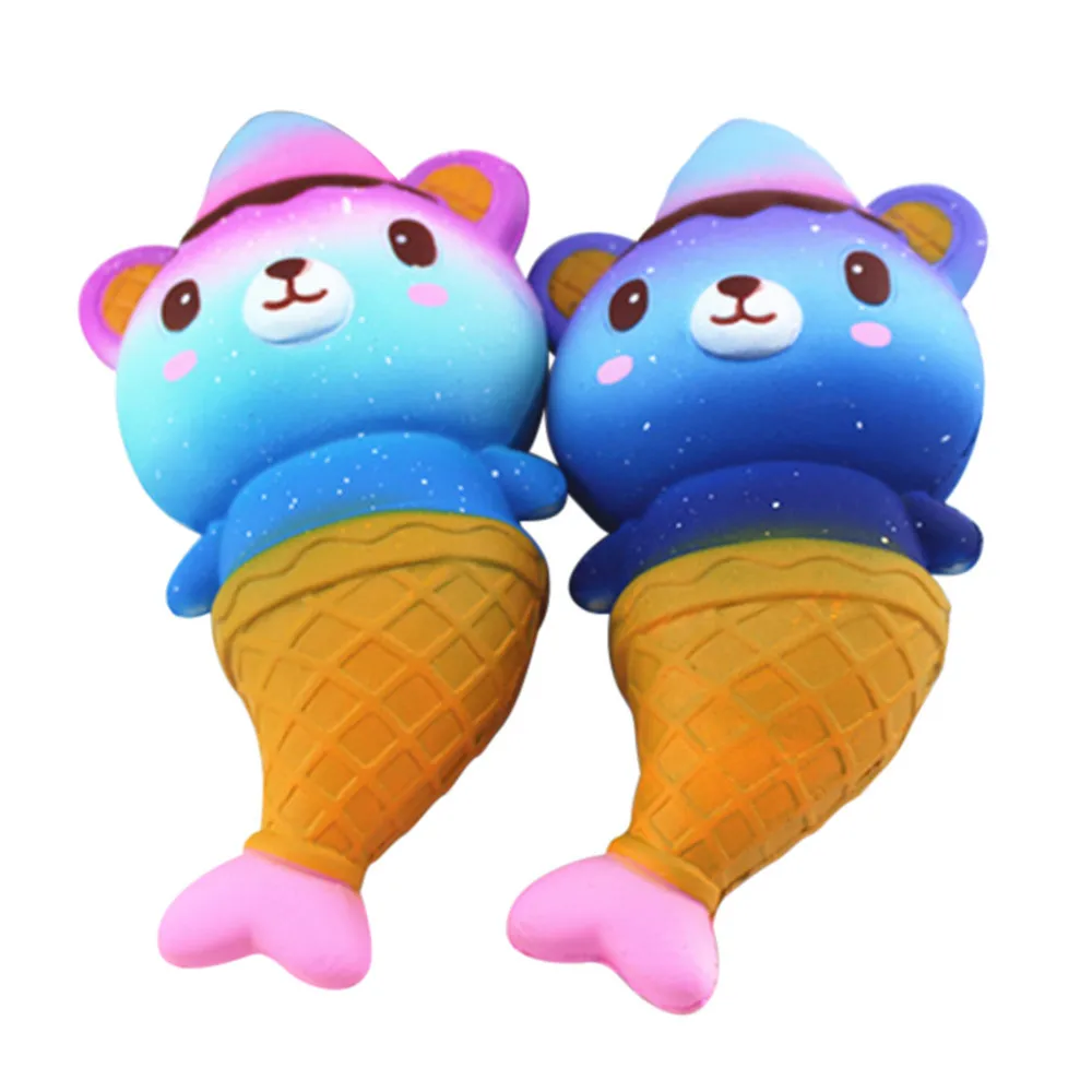 Милый медведь мороженого ароматизированный медленно поднимающийся коллекционный игрушка-антистресс игрушки для детей Прямая доставка