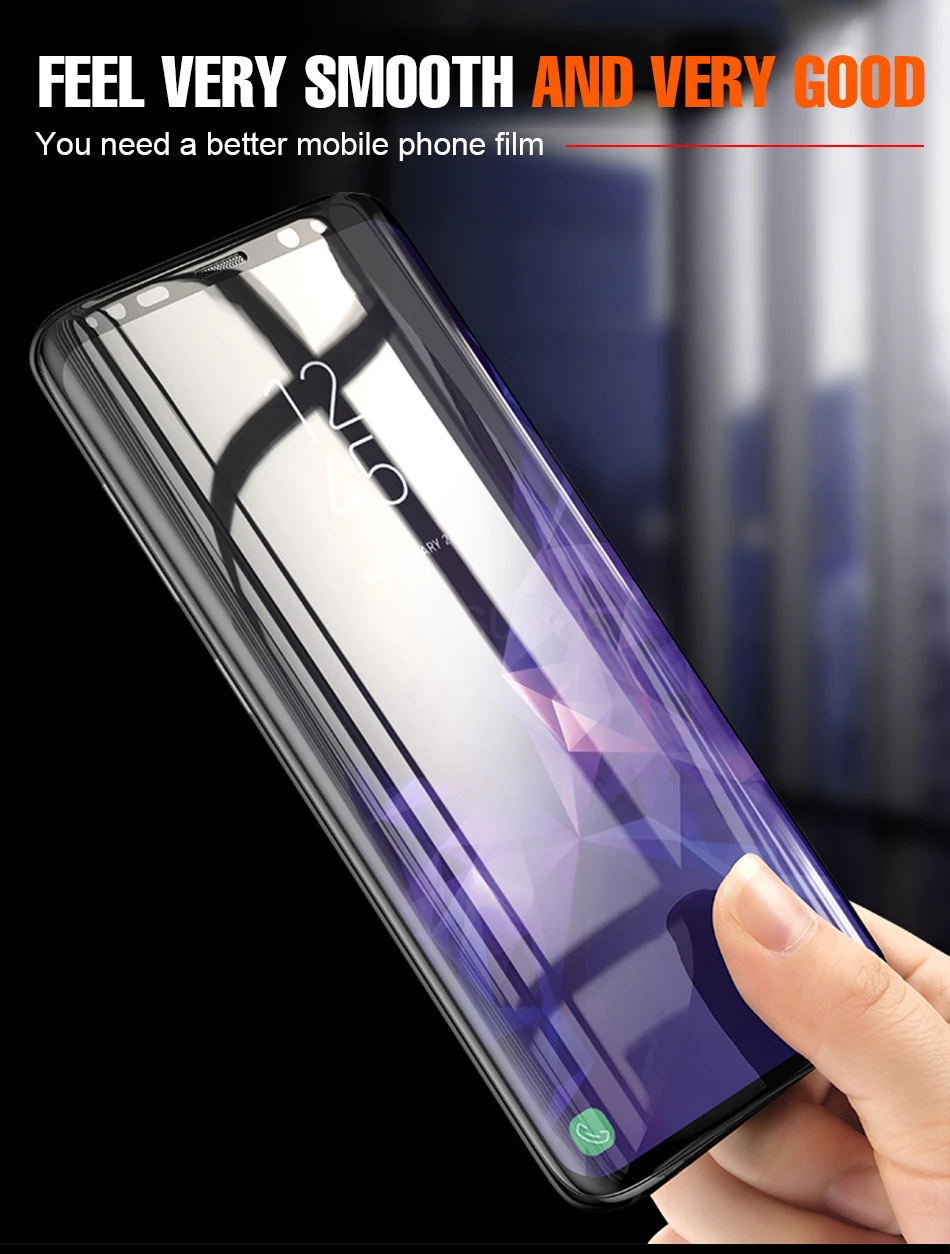 20D закаленное стекло для samsung Galaxy S10e S8 S9 Plus полное покрытие Защита экрана для samsung Galaxy Note 8 9 защитное стекло