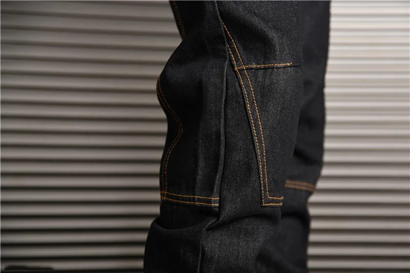 Винтажные дизайнерские модные мужские джинсы с эластичной резинкой на талии, свободные джинсы в стиле хип-хоп, мужские джинсы для бега в японском стиле