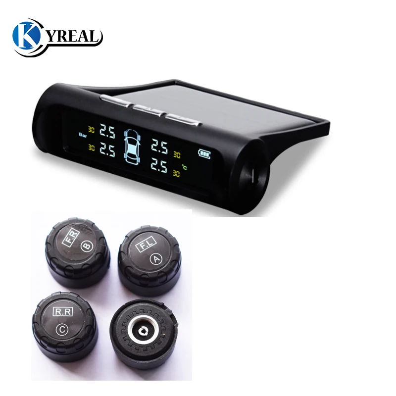 Беспроводная система TPMS на солнечной энергии автомобильная сигнализации