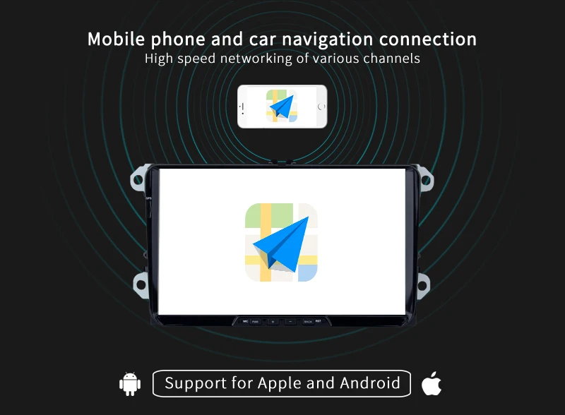 Sale car 2 din Android stereo Head Unit for PASSAT Golf GTI polo tiguan Permanent radio navi GPS RDS 4Gb+32Gb Android 8.0 PX5 8-Core 21
