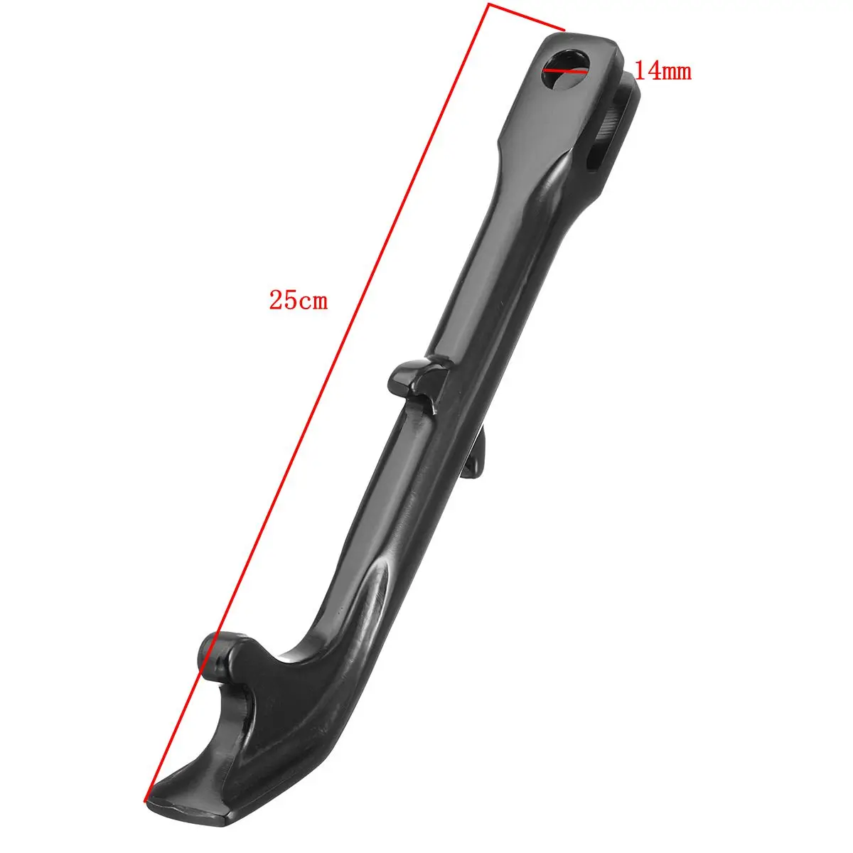 Алюминиевый сплав 250 мм для мотоциклов с откидной подставкой, боковая стойка для мотоцикла, скутер, уличный стандарт