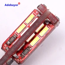 Canbus T10 Led 5W 4014, 20 pièces, ampoule de marqueur de stationnement pour voiture samsung 19 SMD, pour Aprilia RXV RS Pegaso ETV W5W
