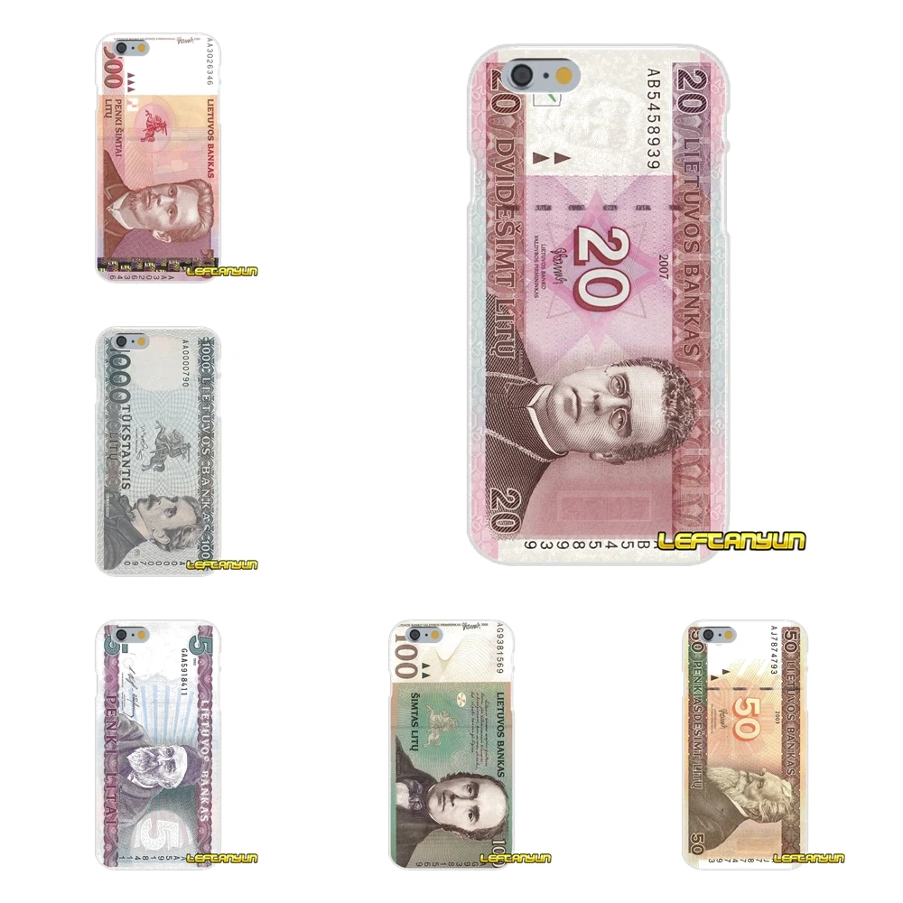 

Lithuania Litas Money LTL Accessories Phone Cases Covers For iPhone X 4 4S 5 5S 5C SE 6 6S 7 8 Plus