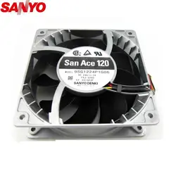 Оригинальный Sanyo 9sg1224p1g06 24 В 2.0a 120*120*38 мм 6000 об./мин. 260cfm мощный вентилятор охлаждения