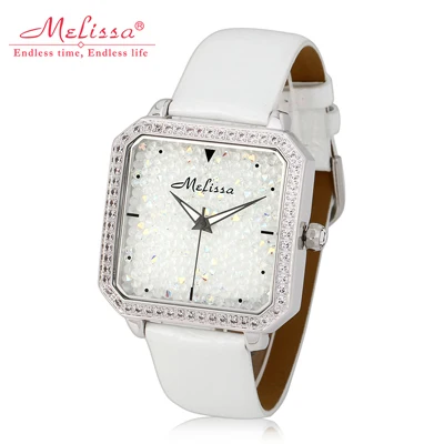 Austria Crystal Fashion Watches Luxury Women Watch Miyota Quartz MELISSA Waterproof wrist Watches Relogio Feminino Sapphire - Цвет: item 6