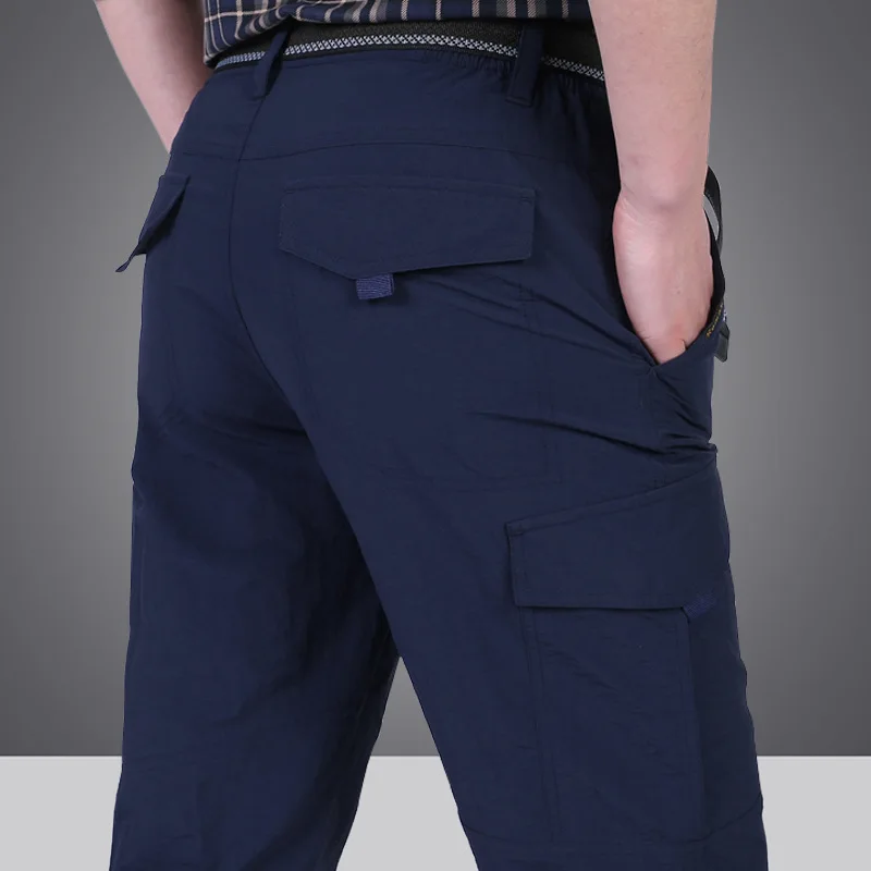 Быстросохнущие брюки карго мужские легкие летние военные дышащие водонепроницаемые мужские брюки, Тактические Брюки Походные Мужские штаны