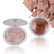 MISS ROSE Shimmer highlighter пудра палитра контурирующий лицо макияж Хайлайтер для лица Хайлайтер с эффектом загара осветляет кожу