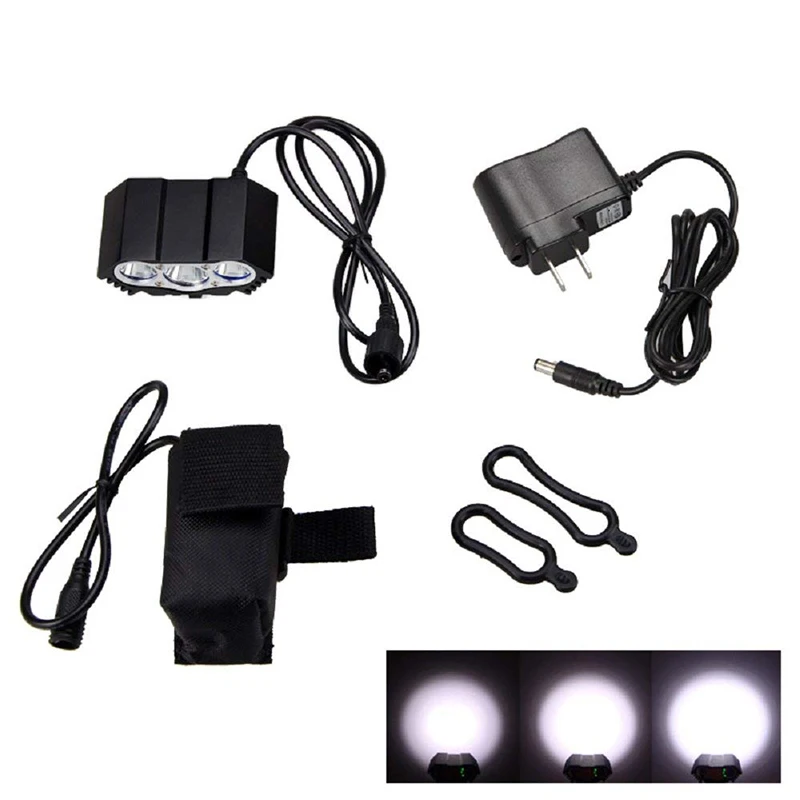 Perfect Dropshipping Bicycle Light 9000LM 4 Mode 3 T6 LED cycling Front Light Bike lights Torch + Waterproof Battery Pack + Charge 1 Perfect Dropshipping Bicycle Light 9000LM 4 Mode 3 T6 LED cycling Front Light Bike lights Torch + Waterproof Battery Pack + Charge 1