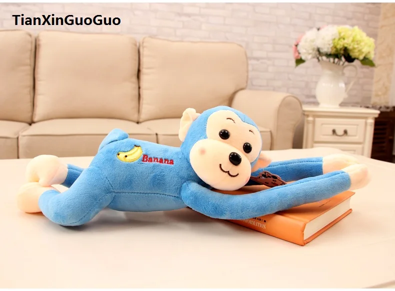 blue monkey soft toy