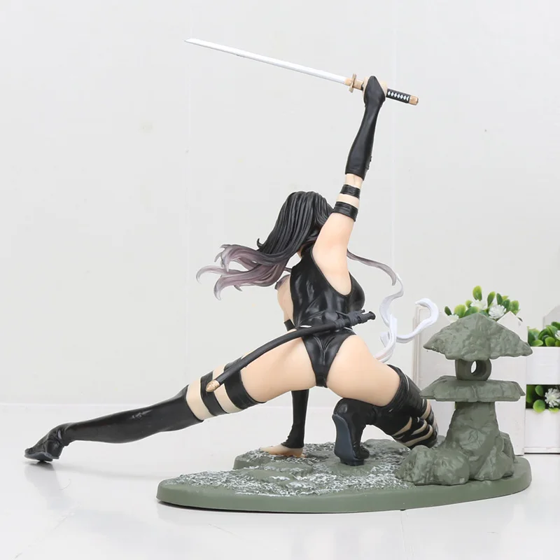 16 см статуя bishujo Psylocke X-Force костюм в стиле ниндзя MK154 фигурка игрушки Brinquedos Фигурки Коллекция Модель подарок