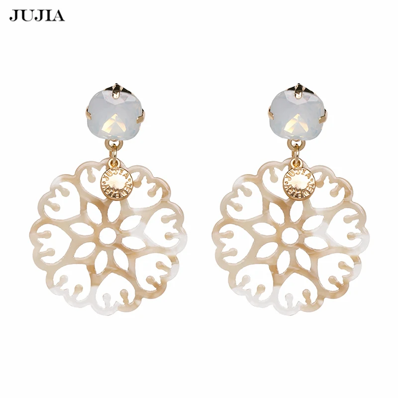 

JUJIA Bohemian Earrings Vintage Crystal Drop Earrings For Women Oorbellen Earrings Jewelry Wholesale