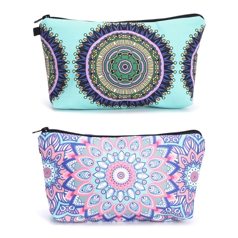 

2019 New Women 3D Printing Flower Floral Travel Cosmetic Bag Makeup Toiletry Pouch Case