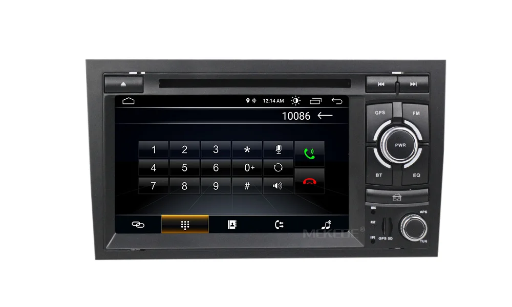 Top Free shipping! Android 8.1 Auto car radio player for Audi A4 S4 RS4 2002-2008 support GPS navigation quad core bluetooth wifi FM 12