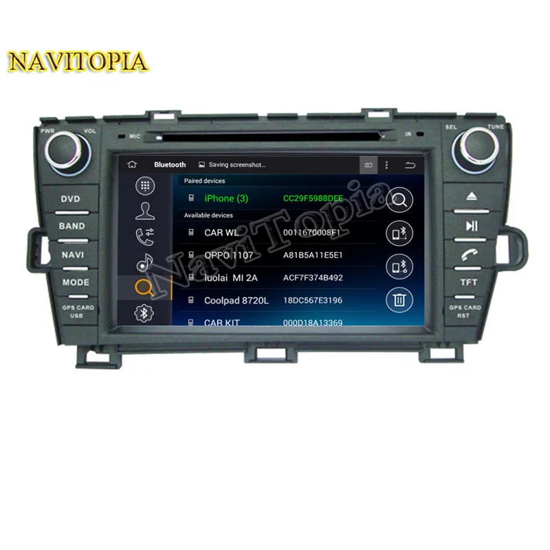 Clearance Ectwodvd Octa Core/Quad Core 4G/2G Android 9.0 Car Multimedia DVD Player for Toyota PRIUS right driving 2009- Radio+GPS 7