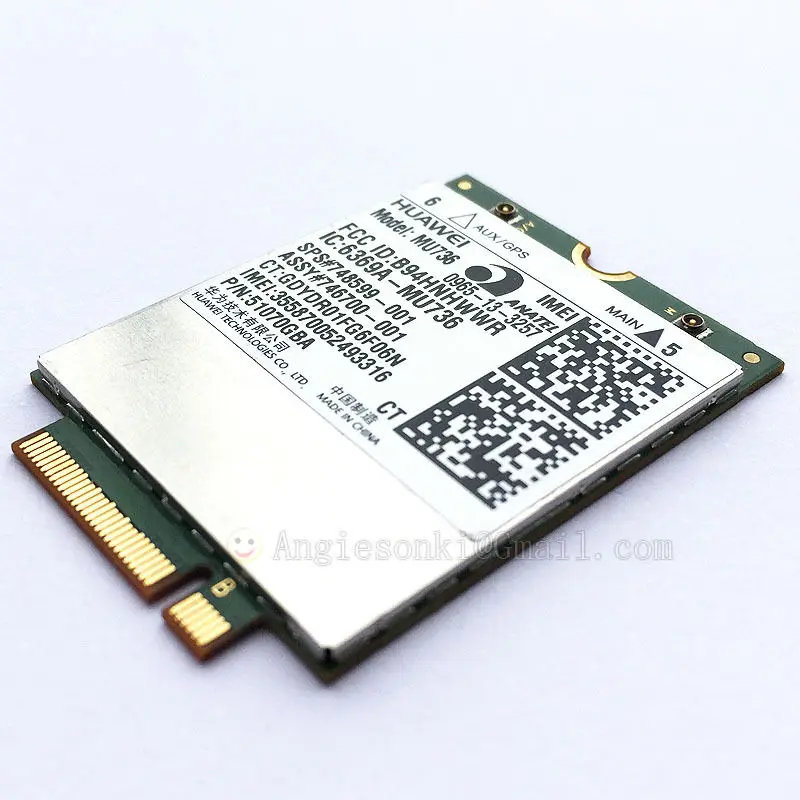 Huawei MU736 3g WWAN карты Модуль 723985-001 748599-001 аккумулятор большой емкости для hp ProBook 430 440 640 645 650 655 G1 ZBook 17 EliteBook 850, 820 G1