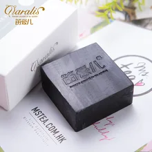 Bamboo уголь Удаление угрей мыло ручной работы очищающее средство для лица контроль масла Ручная работа усадка пор бритье Ванна отбеливающая пена