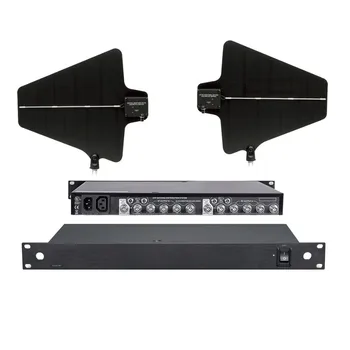 

Bolymic Antenna distributor amplifier 4 channels antenna splitter 4 Channel Microphone Amplifier 500-952MHz Micro for uhf mics