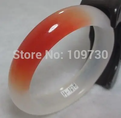 

00855 FASHION BEAUTIFUL CHINA EMERALD YELLOW RED JADE BANGLE BRACELET