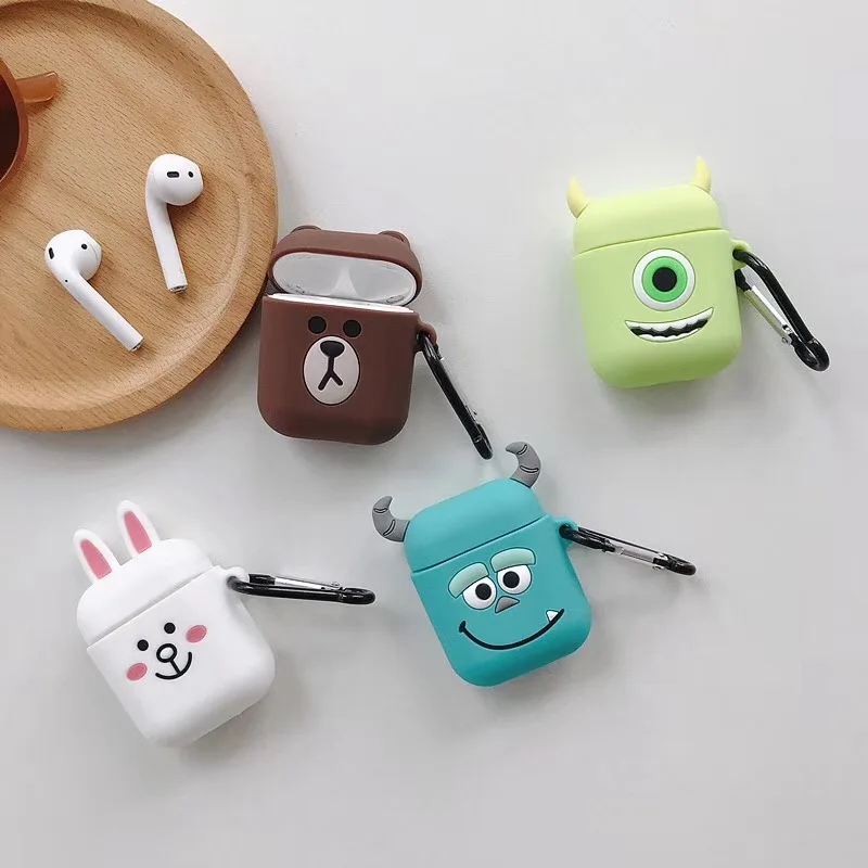 Милые японские и корейские Мультяшные Мягкие силиконовые Bluetooth беспроводные