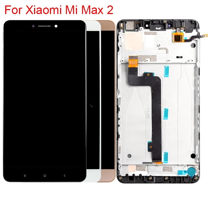 

New LCD Display Touch Screen Digitizer Assembly Replacement for Xiaomi Mi Max 1 Mi Max 2 Display with Frame