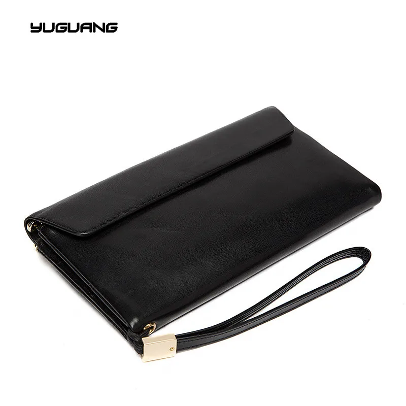 New Europe Brand Wallet Long Creative Unisex Card Holder Casual Zip Clutch Genuine font b Leather