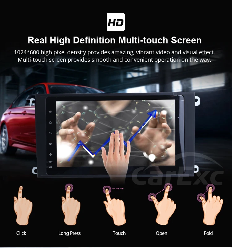 Perfect Android 9.0 Octa Cores Car Radio Stereo System For Porsche Cayenne 2003-2010 With Canbus Wifi GPS Navigation Radio Carplay 19