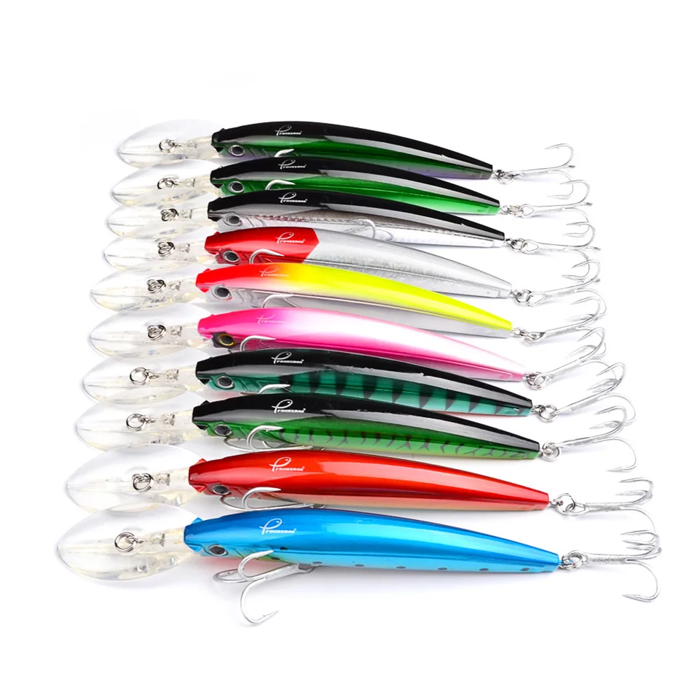 180 ملليمتر/27 جرام الملونة طعوم صيد سمك البلمة الصلب الطعم المياه المالحة باس Crankbait خطاف ثلاثي البحر الصيد Folating التصيد المتذبذب الطعم