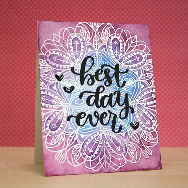 

Sentence "best day ever" Metal Cutting Dies New 2019 Stencils for DIY Scrapbooking DIY Paper Cards Craft Making Fun Decoration
