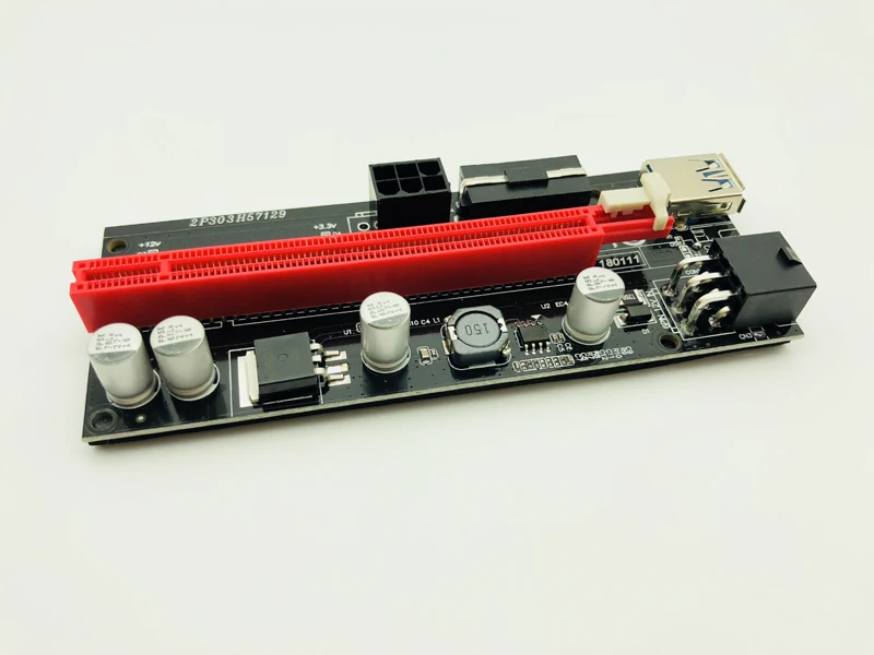 50 шт. VER 009S Райзер PCI E 1X до 16X LER карта расширения Express адаптер USB 3 0 кабель питания