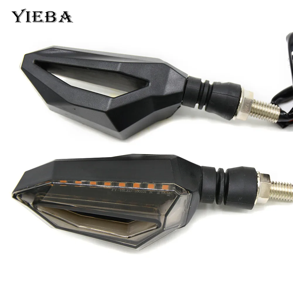Motorcycle Turn Signals Light 12 LED Turn Signals Indicators Turn Signal Indicators For SUZUKI GSXR1000 600 750 GSR400 600 750