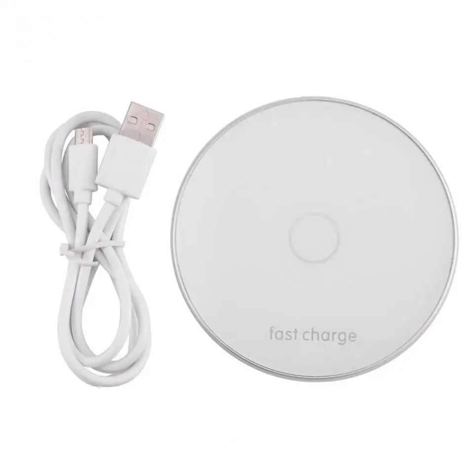 QI Wireless Charger Desktop Fast Charging Pad Dock for
