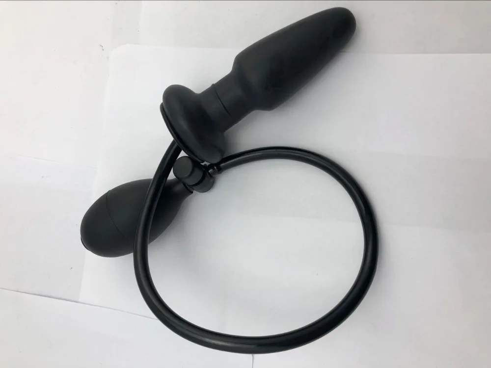 Inflatable anal plug (15)
