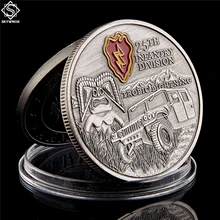 EUA Militar Tropic Relâmpago 25nd Divisão de Infantaria Desafio Moeda Lembrança Collectible Presentes Do Exército Dos Estados Unidos