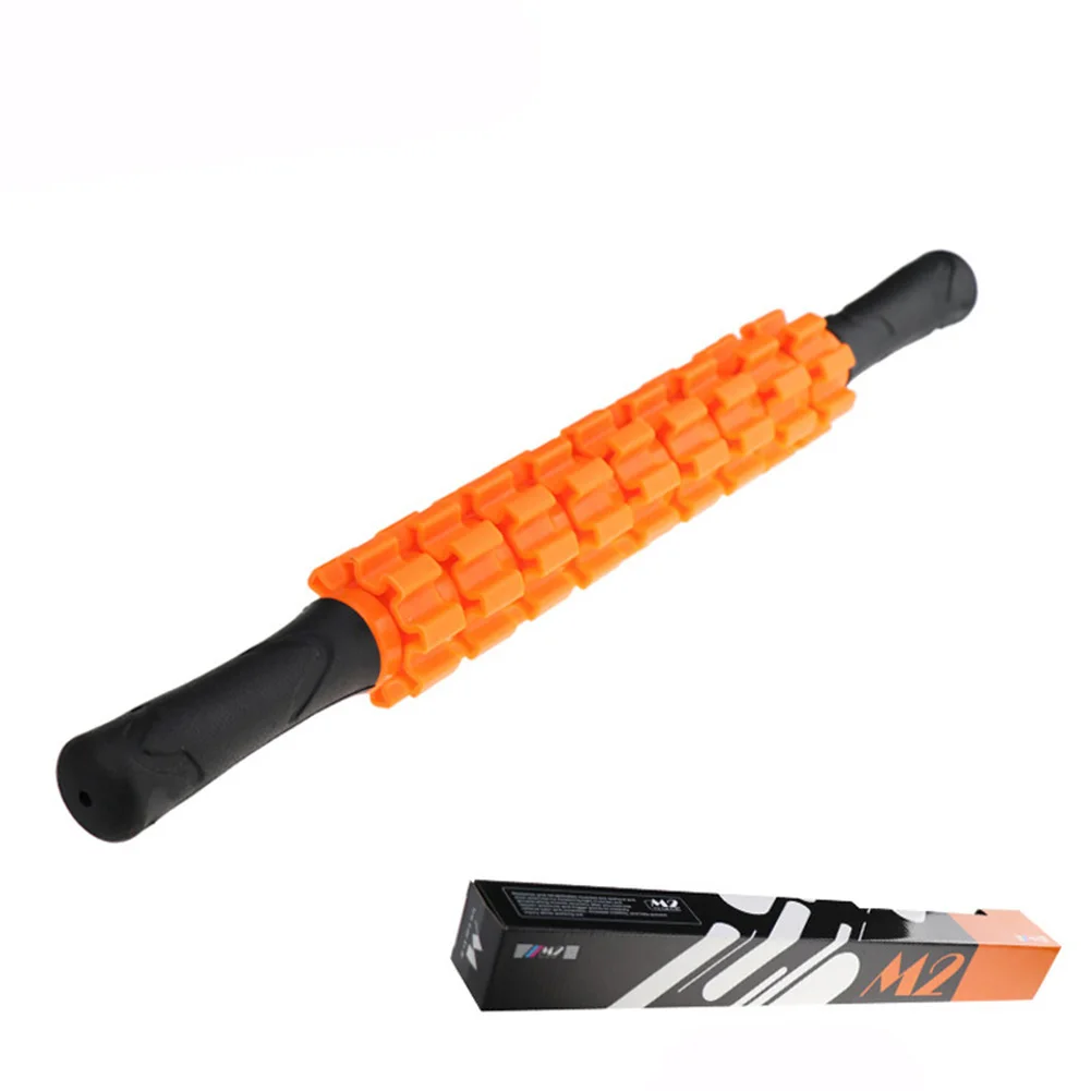 orange gear Массажные палочки для тела валик для мышц инструмент триггер Портативный Для Фитнеса Йоги рука для ног Health99 - Цвет: orange gear
